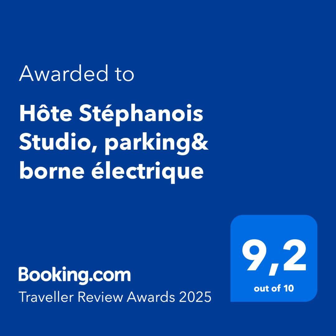 Hote Stephanois Studio, Parking& Borne Electrique Saint-Etienne  Eksteriør billede
